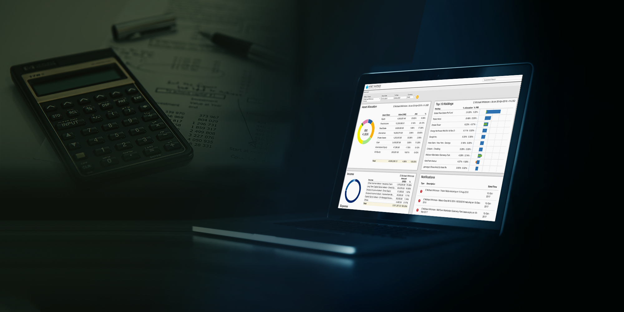 For a consolidated view of real-time U/HNW wealth,