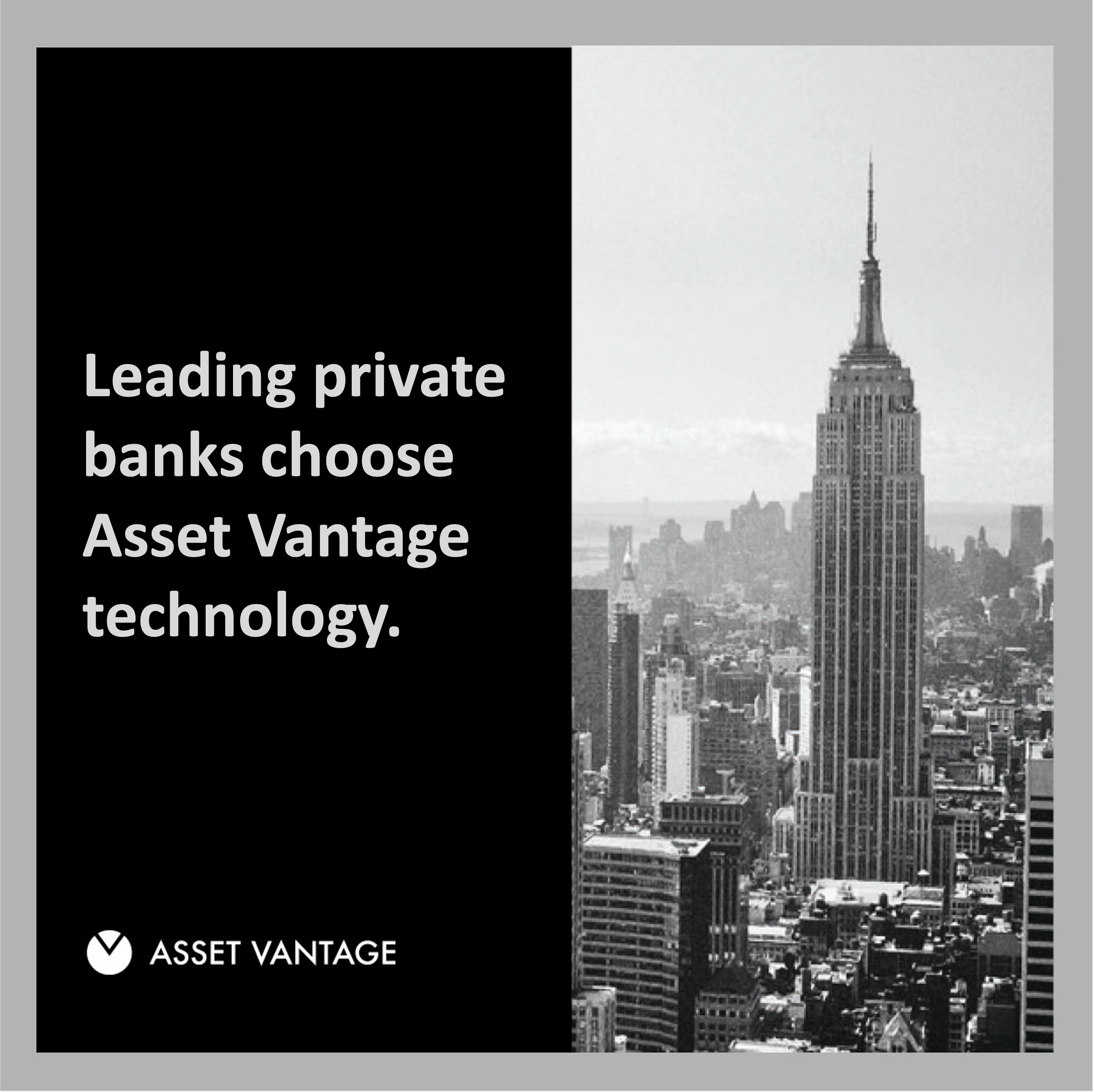 Leading Private Banks choose AV to usher in a new digitally powered Family Office offering.