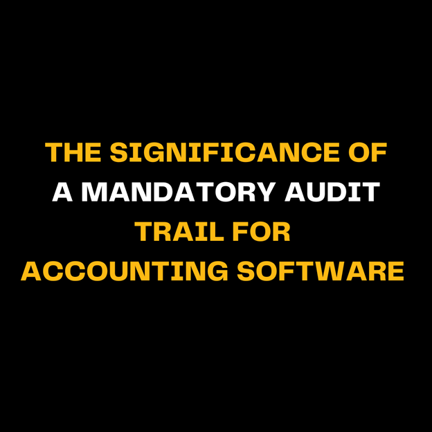 Mandatory Audit Trail for Accounting Software