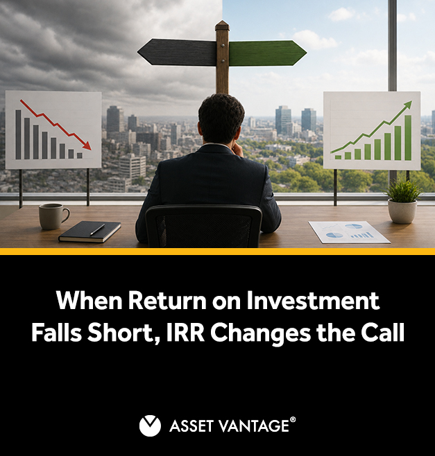 Return on Investment Vs IRR